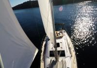 Segelyacht Vordersegel Genua Deck Segelboot Segelyacht elan 45 impression